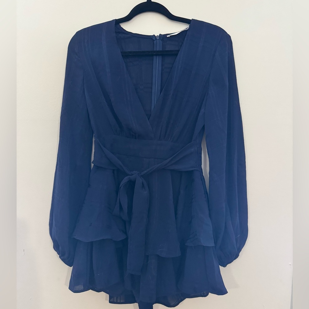 Elegant Navy Blue Jumpsuit